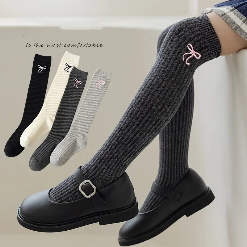 Baby Sock Oximeter - Meias Longas Coreanas para Crianças, Meias