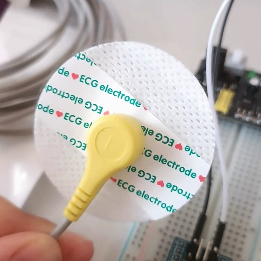 Ecg Patch Monitor - 50 pces/1 saco ecg ekg eletrodo