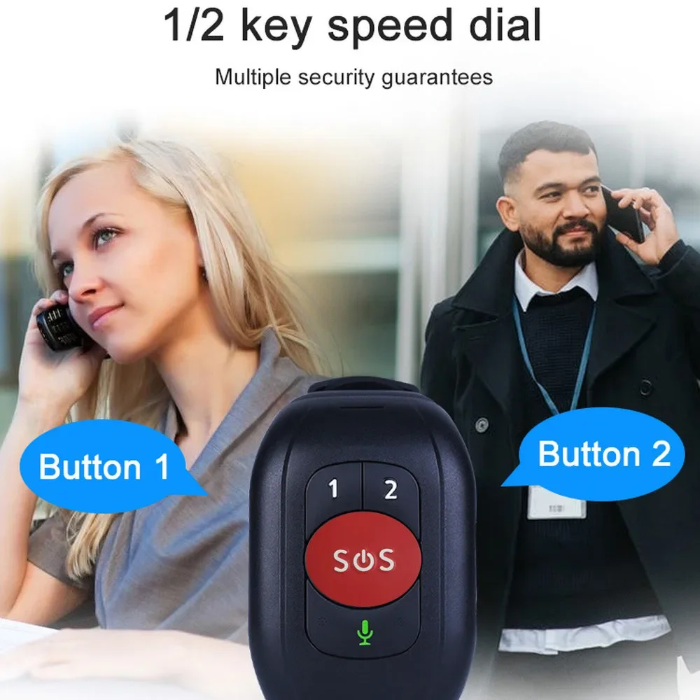 Idosos 4g lte sos relógio gps  - Fall Detection Watch avaliação e preço