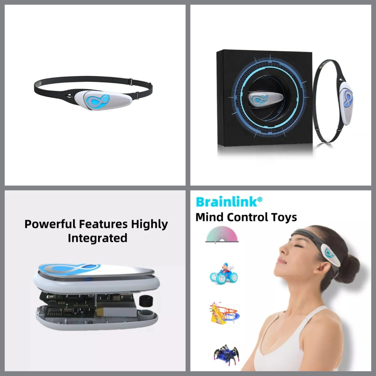 Faixa de cabeça com eletrodos  - Meditation Headband Eeg avaliação e preço