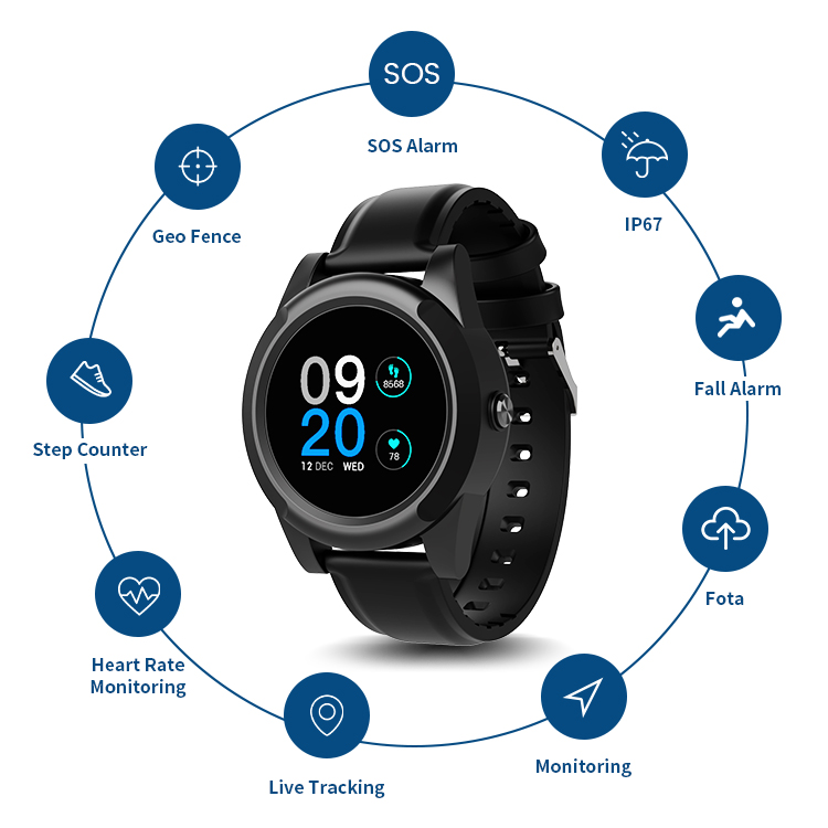 Relógio Inteligente GPS para I - Fall Detection Watch avaliação e preço