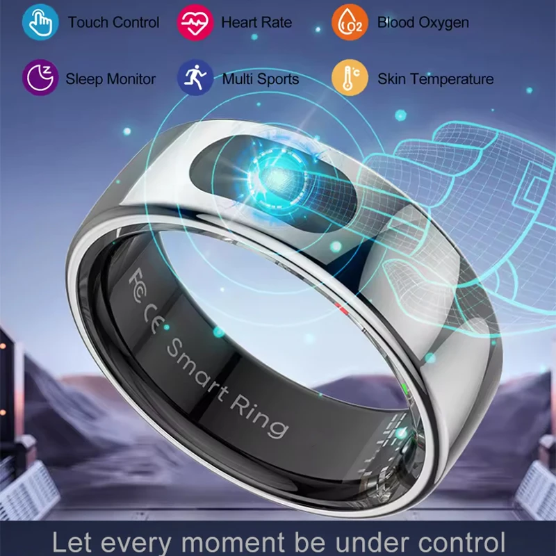 Anel inteligente com estojo de - Temperature Ring Skin avaliação e preço