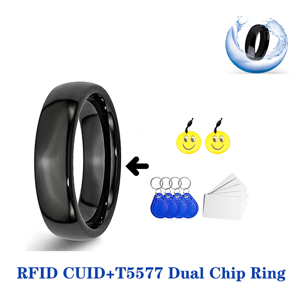 RFID inteligente chip duplo nf - Smart Ring Nfc Pay avaliação e preço