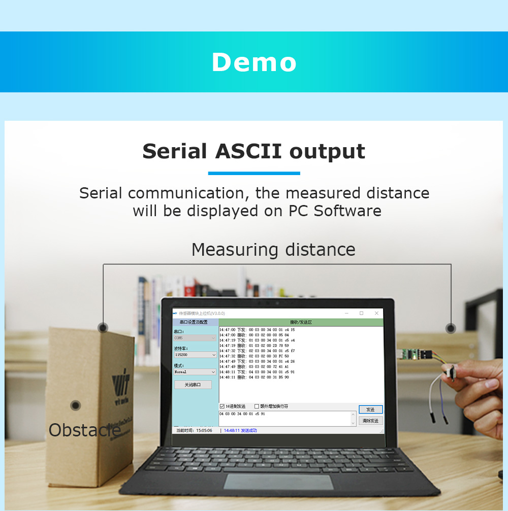 Sensor de alcance a laser WitM - Muscle Sensor Emg avaliação e preço