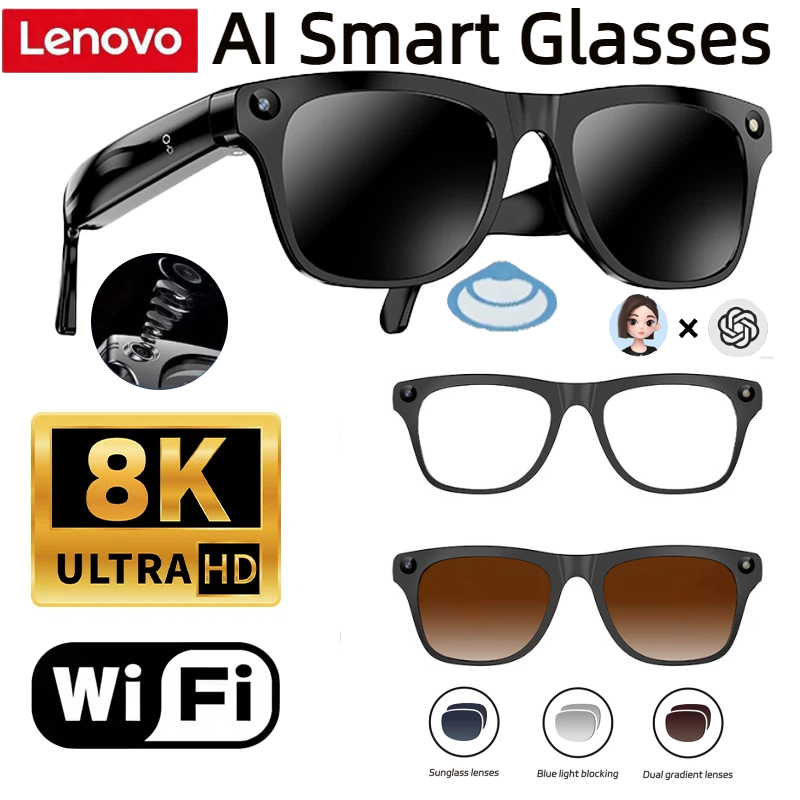 Óculos Inteligentes Lenovo com - Smart Glasses Lens avaliação e preço