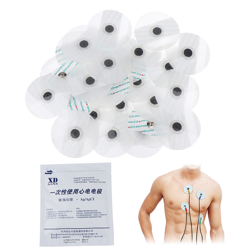 50 pçs/saco eletrodo remendo m - Ecg Patch Monitor avaliação e preço
