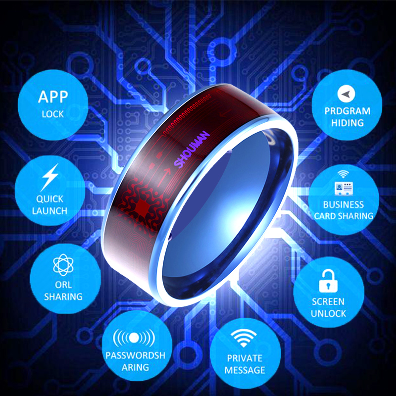 Nova moda magia usar nfc anel  - Smart Ring Nfc Pay avaliação e preço
