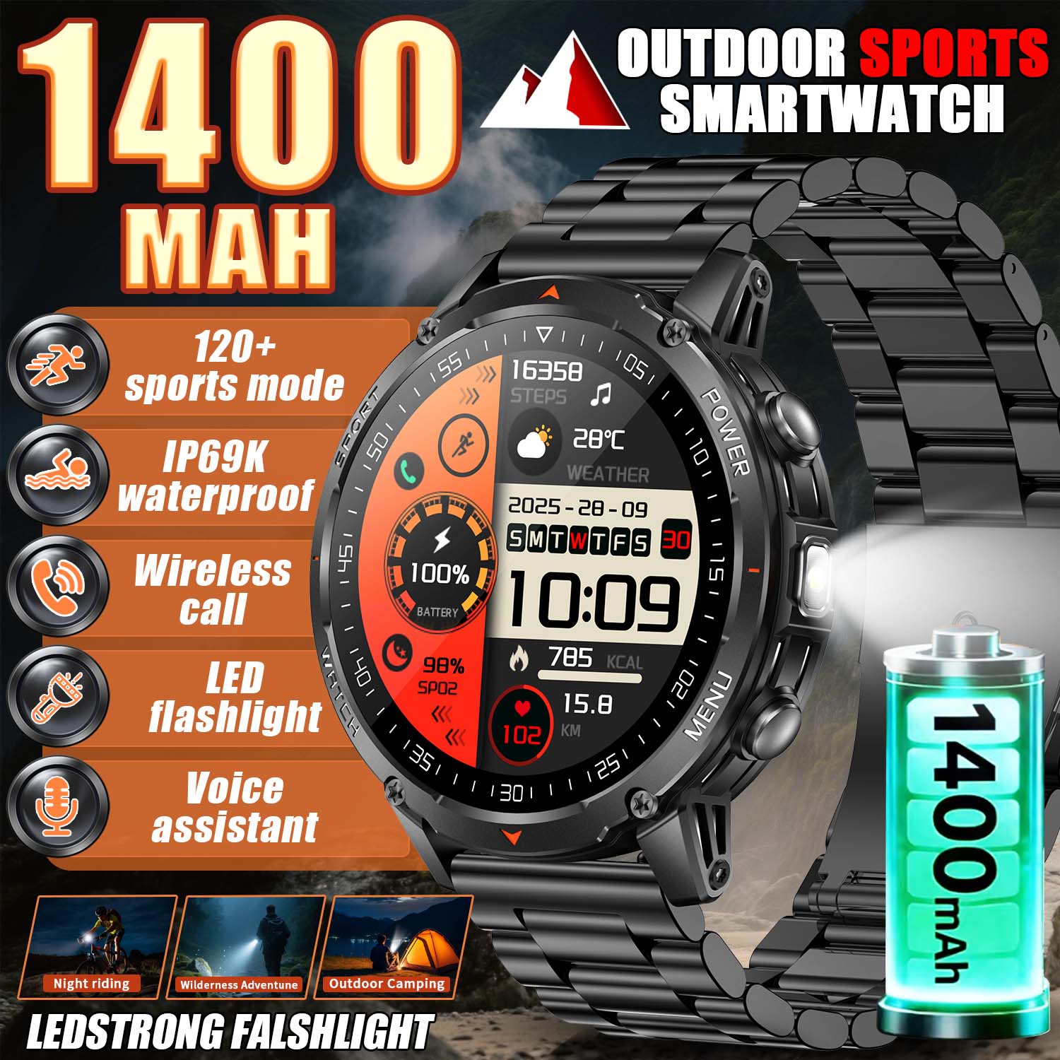 Novo Smartwatch Militar 2026 p - Smart Insole Pressure avaliação e preço
