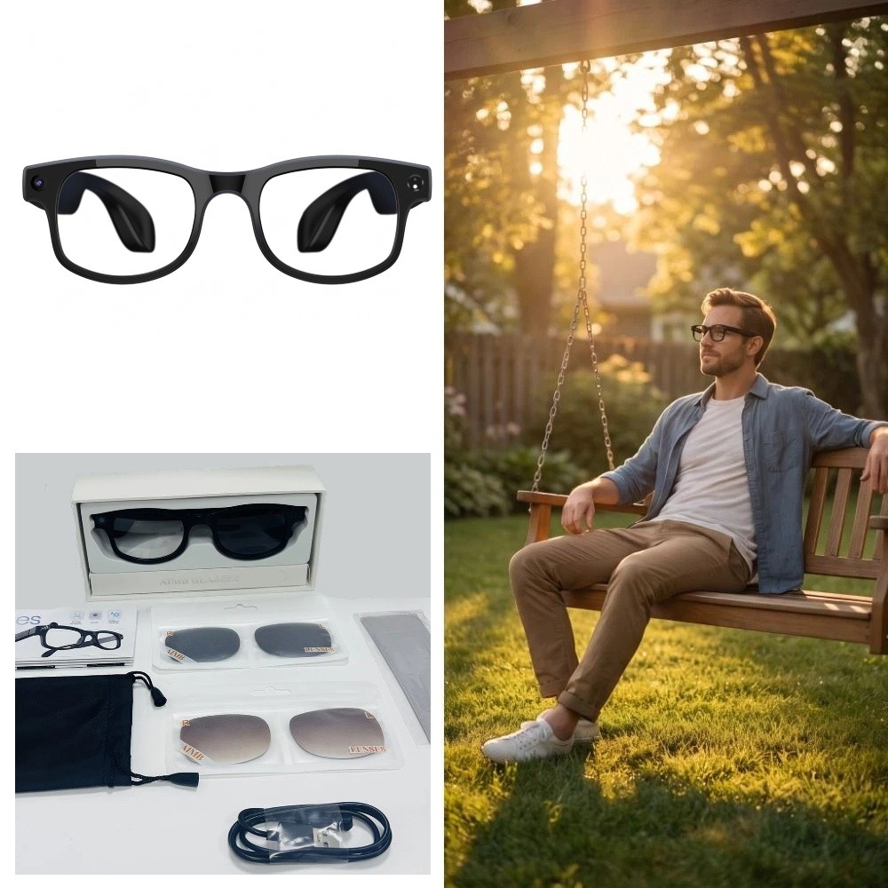 Óculos Inteligentes 2 em 1 com - Smart Glasses Lens avaliação e preço