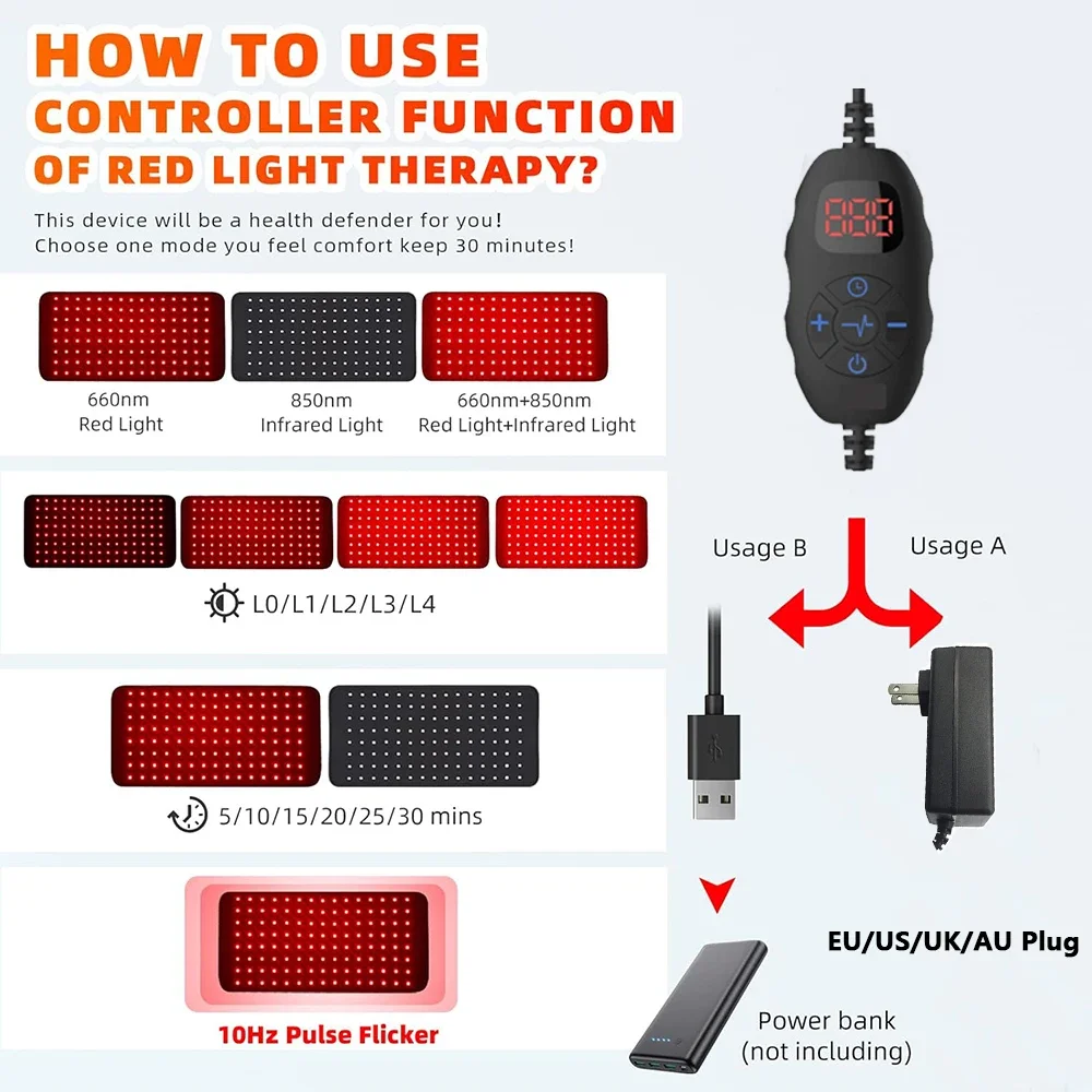 120 LEDs Led 660nm e 850nm Dis - Galvanic Skin Sensor avaliação e preço